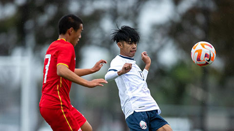 Đại phá khung thành U17 Campuchia, U17 Trung Quốc vẫn chưa thể vượt mặt U17 Indonesia 